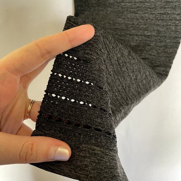 Gymshark Dark Gray Laser Cutout Leggings - Size Small - Picture 4 of 7